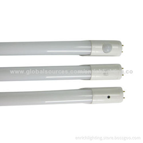 2ft IR Motion Sensor T8 LED Tubes with 85 to 265V AC Input Voltage and 140° Inductive Angle